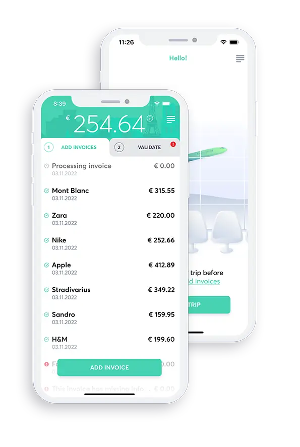 tax-free shopping in France with the Airvat tax refund app